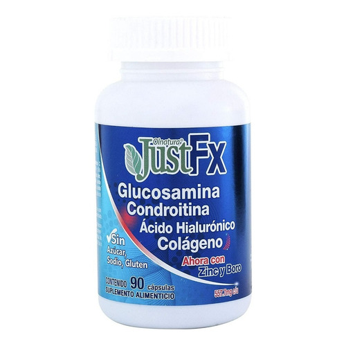 Suplemento en cápsula Olnatura Just  JustFx sulfato de glucosamina en pote de 60.81g 90 un