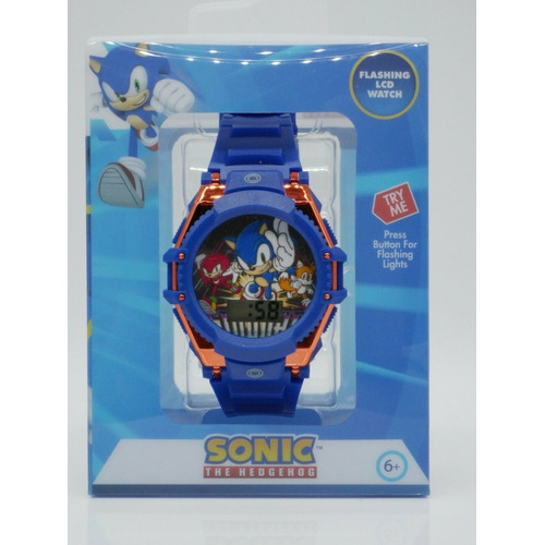 Reloj De Sonic The Hedgehog Pelicula 2020 Color de la correa Azul