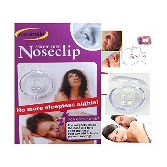 Anti Ronquidos Magnetico Noseclip Silicona