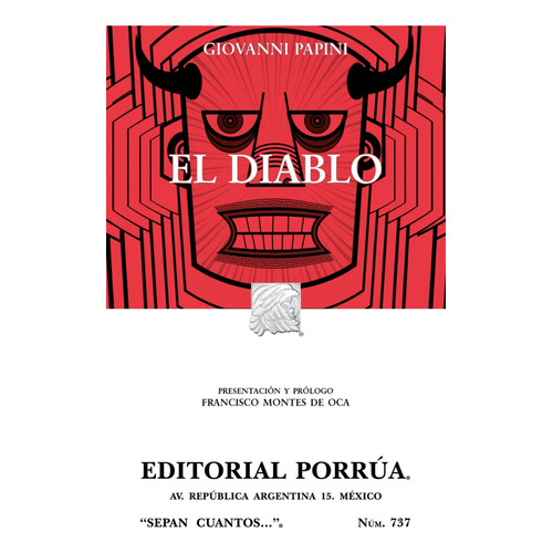 El Diablo, De Papini, Giovanni., Vol. Sepan Cuantos 737. Editorial Porrúa México, Tapa Blanda, Edición 3a Edic. 3a Reimp. En Español, 2023