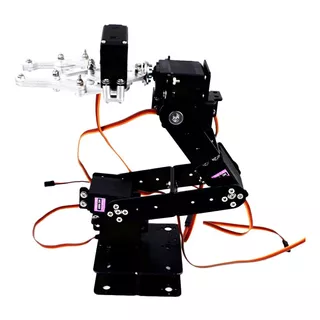 Estructura De Brazo Robotico + 6 Servomotor Mg995 O Mg996 