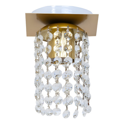 Araña Plafon Cairel Dorado Lyon 1 Luz Deco Moderno