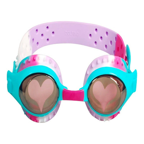 Goggle Natacion Infantil Modelo Princess Aqua Marca Escualo Color Celeste