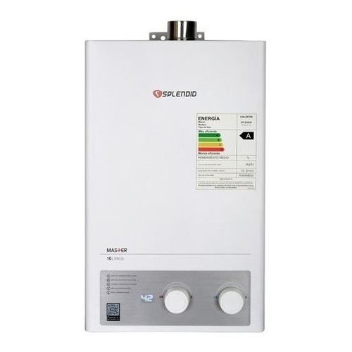 Calefont a gas GN Splendid Master 10L blanco 220V