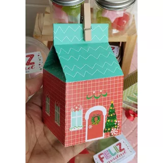 Navidad Recuerditos Personalizado Cajas Souvenirs Regalo