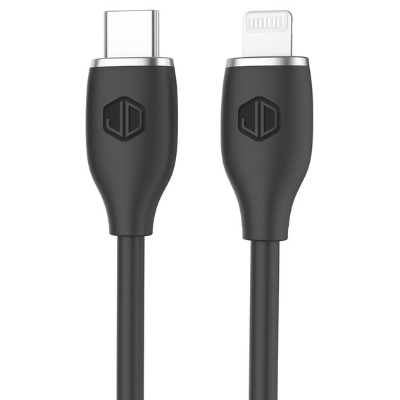 Cable Datos Jd D-23 Usb C Compatible iPhone Carga Rapida Color Negro