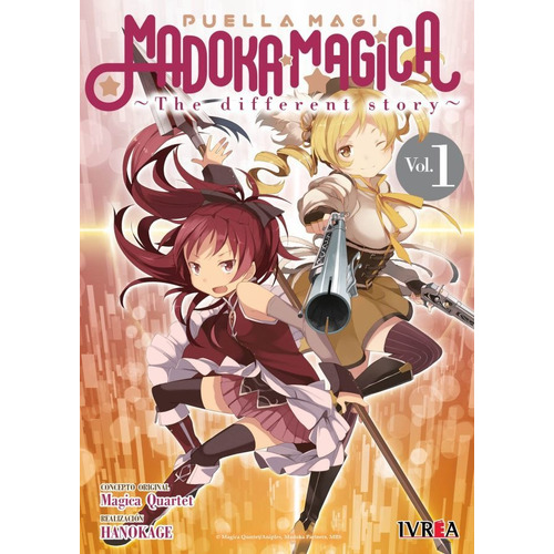 PUELLA MAGI MADOKA MAGICA - A DIFFERENT STORY 01, de Hanokage. Serie Puella Magi Madoka Magica - A Different Story, vol. 1. Editorial Ivrea, tapa blanda en español, 2021