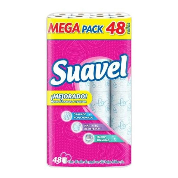 Papel Higiénico Suavel 48 Rollos