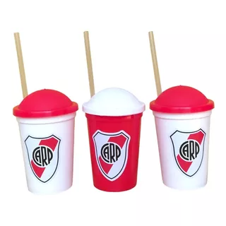 Vasos Milkshake River Plate X 40 Souvenirs Cumpleaños