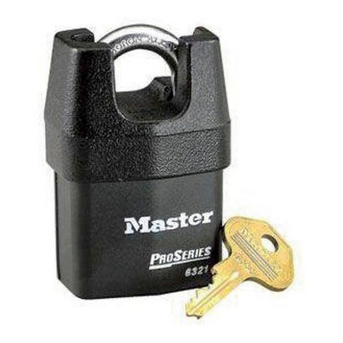 Candado Antipalanca Acero 67mm Alta Seguri Master Lock Ml008 Color Negro