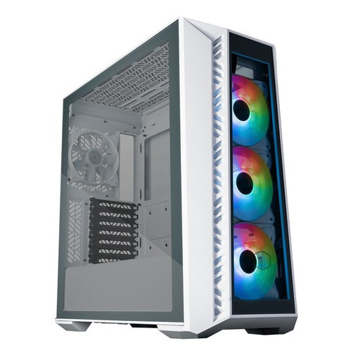 Gabinete Cooler Master Masterbox Mb520 Argb Gamer Midtower C Color Blanco