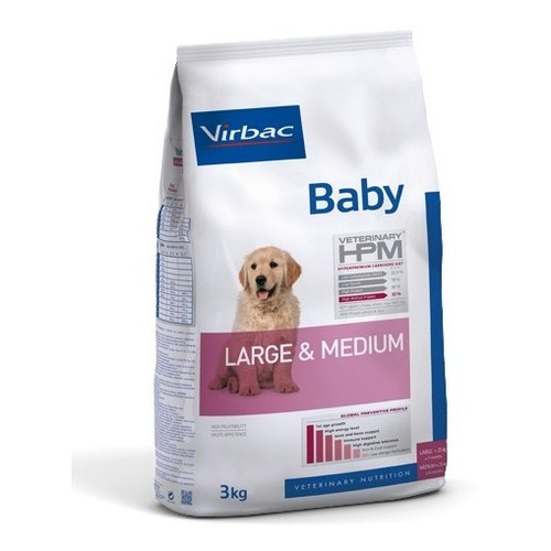 Alimento Virbac Baby Large & Medium 3kg