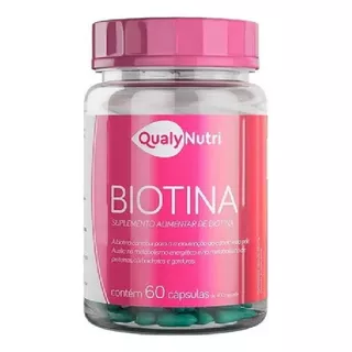 Biotina Crecimiento Del Cabello Unisex 60 Caps  30mcg 