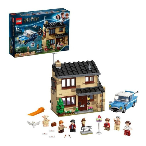 Kit Lego Harry Potter Número 4 De Privet Drive 75968 797 Piezas 3+