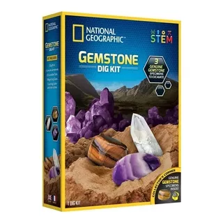 Kit De Excavación De Piedras Preciosas, National Geographic