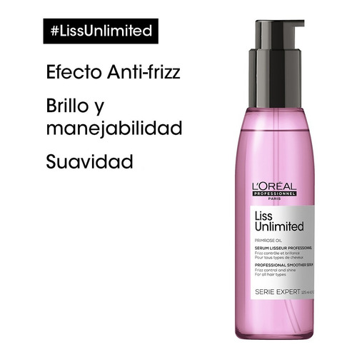 Loreal Professionel Aceite Huile Liss Unlimited 125 Ml