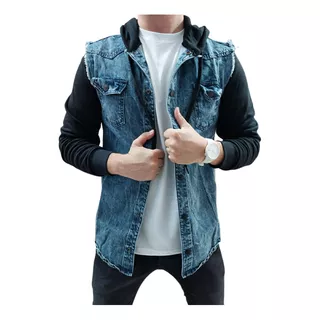 Campera Jean Hombre Mockba By Farenheite Marcus Celeste