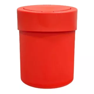 Lixeira Cesto De Lixo Click Abre Fácil -5 L -vermelha -decor