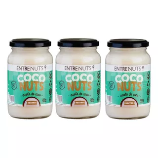 Pack.x3 Aceite Coco/origen Natural - Neutro - Envio Incluido
