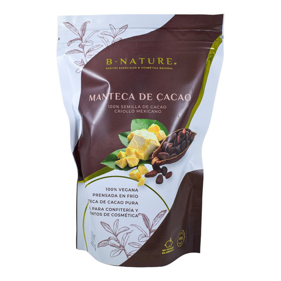 Manteca De Cacao Grado Alimenticio Y Cosmetico 250 Gramos Bnature