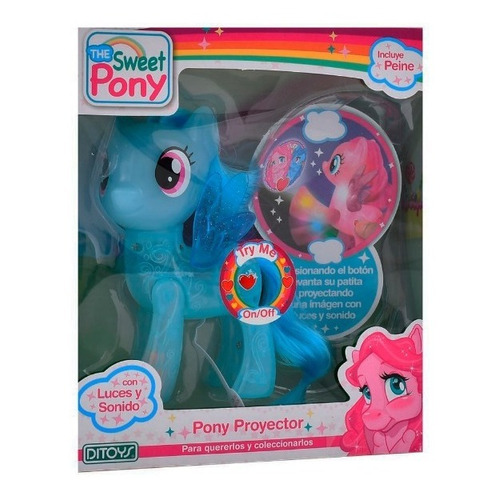 The Sweet Pony Proyector Con Luces Y Sonidos Orig. Ditoys