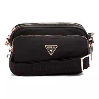 Bandolera Guess Negra Para Dama Eyg839572 - Mileus