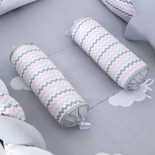 Almofada Travesseiro Fofo Protetor Rolinho Rolo Segura Bebe