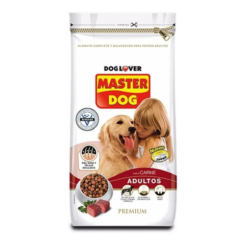 Alimento Master Dog Premium  para perro adulto de raza mediana y grande sabor carne en bolsa de 18kg