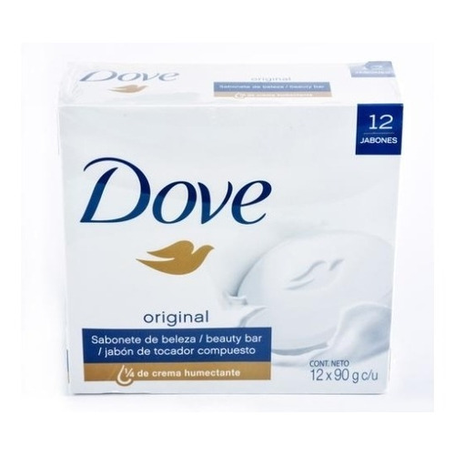 Dove Jabón Barra 12 Unidades/90 G/3 Oz