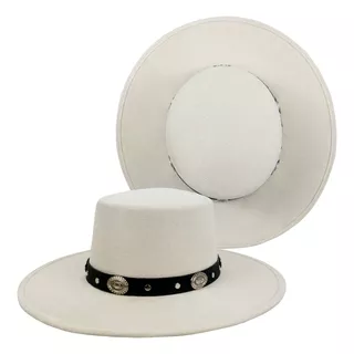 Sombrero Cordobes Gamuza Elegante Hipster Vintage