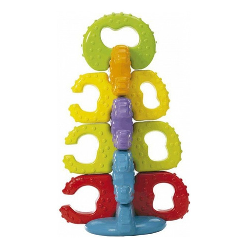 Juego De Encastre De Color Para Bebe Linking Stacker Playgro Color Varios