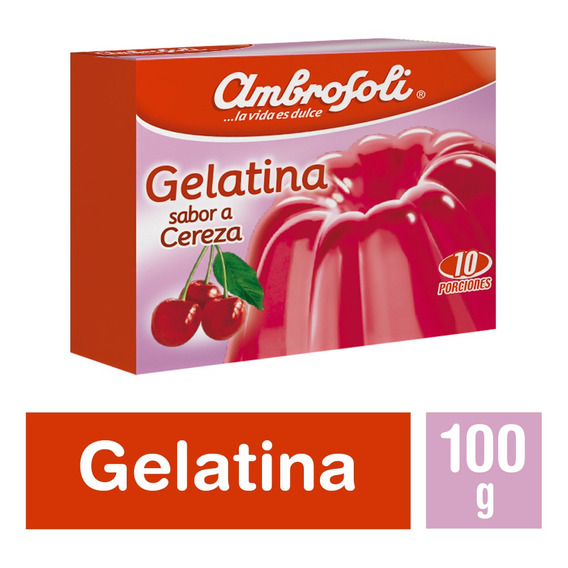 Ambrosoli Gelatina Cereza 100 Gr