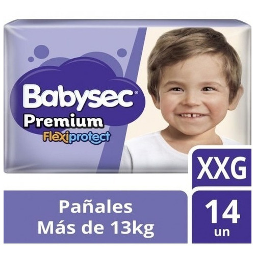 Babysec premium  pañales sin género XG