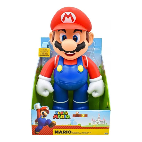 Super Mario Bros Figura Enorme 50 Cm Coleccion Nintendo