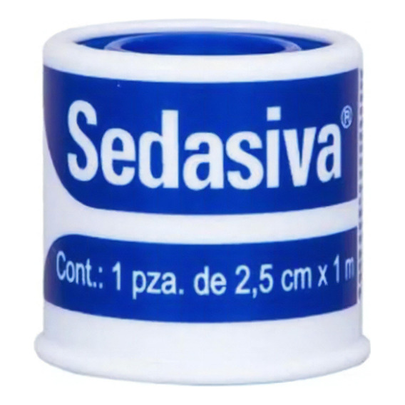 Tela Adhesiva Sedasiva Para Botiquín 1 Pieza De 2,5 Cm X 1 M