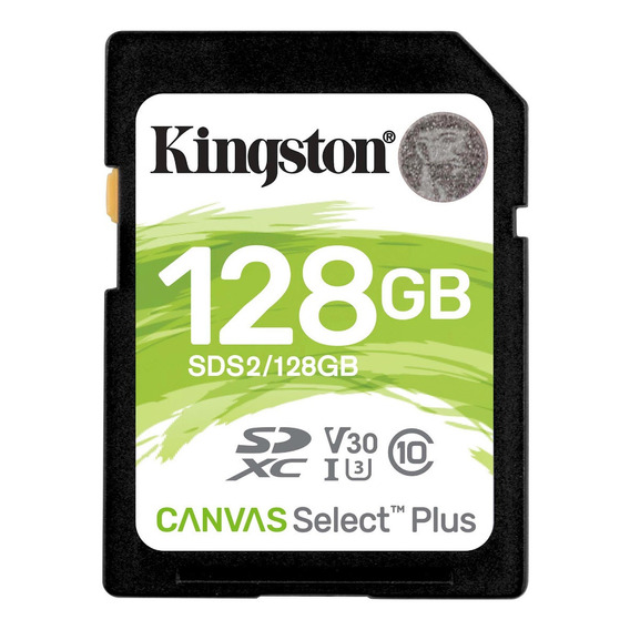 Tarjeta De Memoria Kingston Sds Canvas Select 128gb