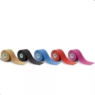 Fita Elástica Adesiva Sports Kinesio Sports Vitaltape Bandag Cor Vermelho