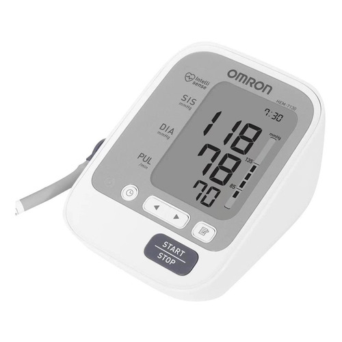 Monitor de presión arterial digital de brazo automático Omron HEM-7130 blanco
