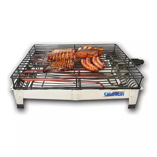 Parrilla Eléctrica Caloblin® Mediana Acero - Capacidad 7kg 