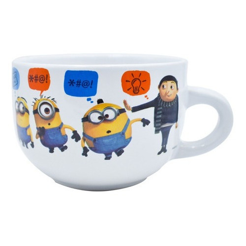 Taza Grande De Cerámica Minions Villano Favorito Jumbo 820ml