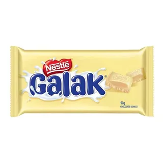 Caixa Com 14 Barras Chocolate Galak Branco Nestle 90g