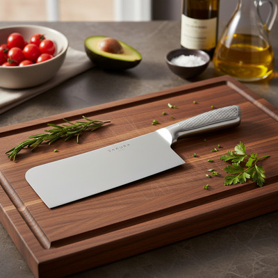 Cuchillo Sakura Hacha Ful Stainless Stell 20500-axe P3 Acero Inoxidable