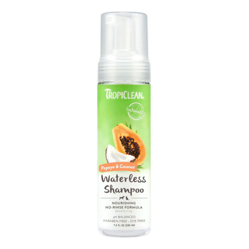 Tropiclean Shampoo En Espuma Para Perros 220ml Fragancia Papaya