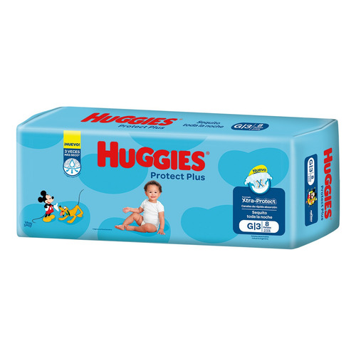 Pañales Huggies Protect Plus  G