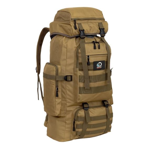 Mochila Mochilero Trekking 70 Litros Estilo Tactica Militar