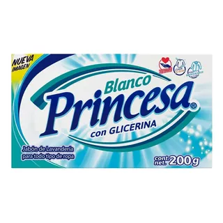 Jabón De Lavandería En Barra Princesa Blanco 200g