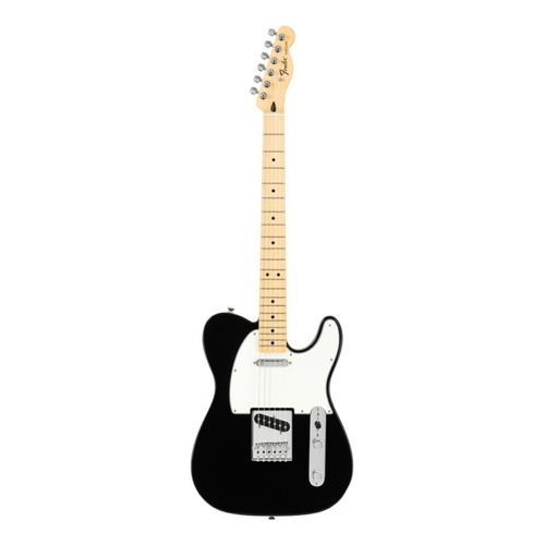Guitarra eléctrica Fender Standard Telecaster de aliso black con diapasón de arce