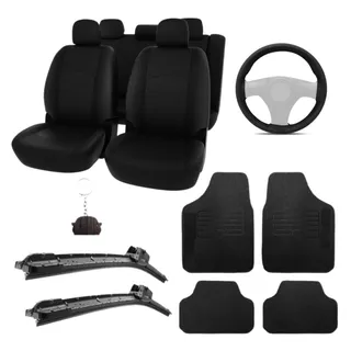 Kit Capa Para Banco Automotivo Carro Couro Impermeável