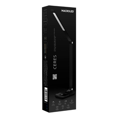 Lampara Velador Ceres Led Carga Celular Usb Dimerizable Mc