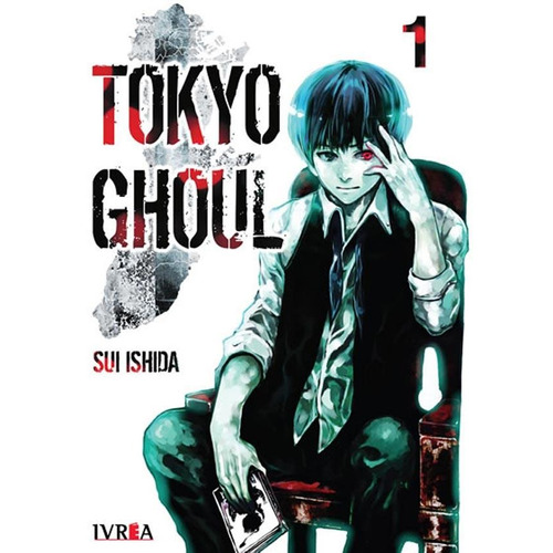 TOKYO GHOUL 1, de Sui Ishida. Serie TOKYO GHOUL, vol. 1. Editorial Ivrea, tapa blanda en español, 2016